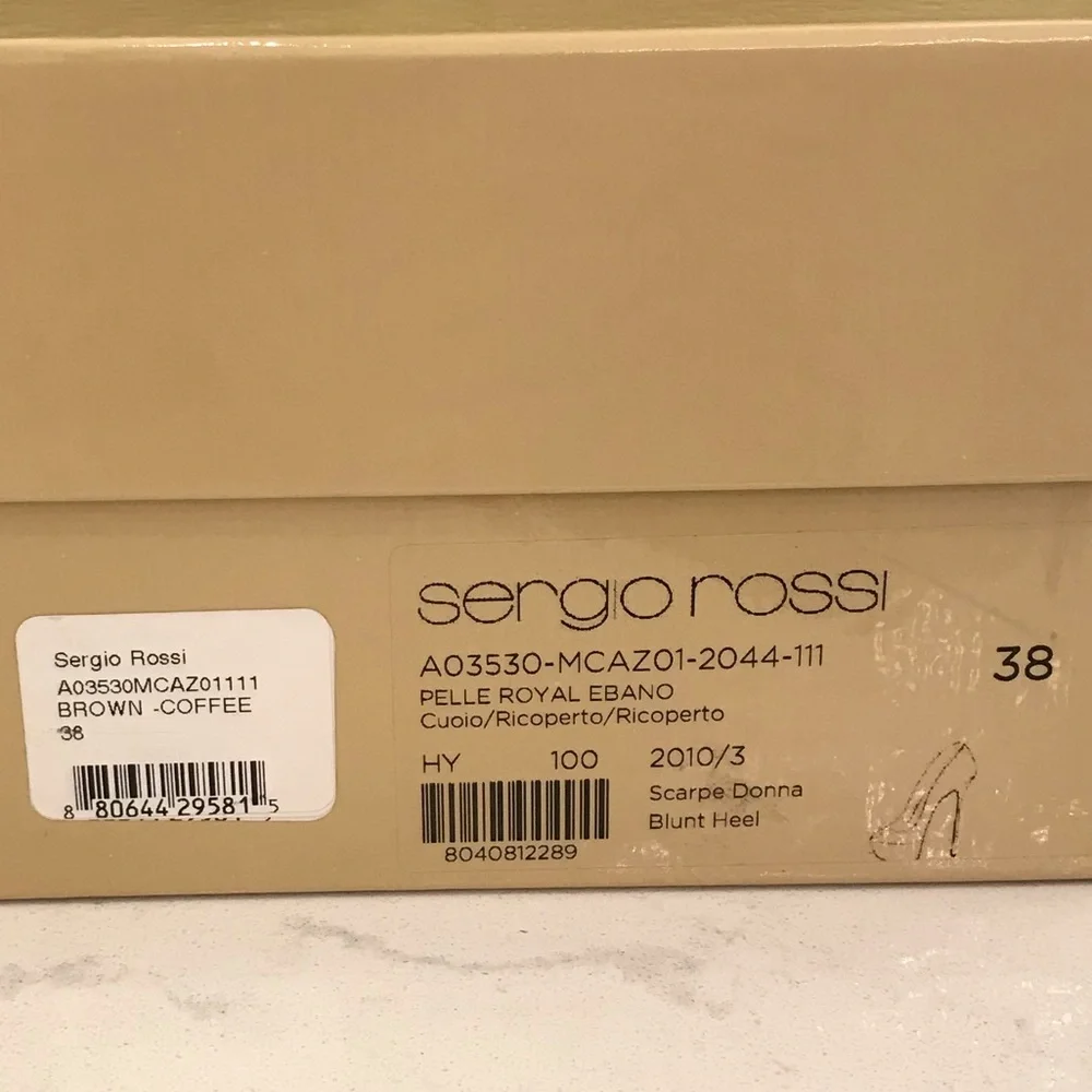 SERGIO ROSSI PERP TOE PUMP - Picture 7 of 7